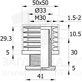 PRQ50x50x1,5-2