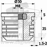 ILTFA30x1,5-2 M8