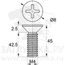 DIN965-M4x45