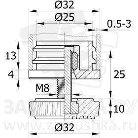 D32М8.D32x25