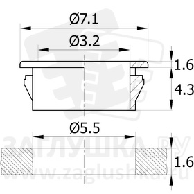 TFLF5,5x3,2-1,6