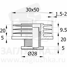 PRO50x30x1,5-2