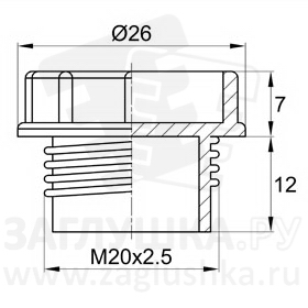 TFUGM20X2.5