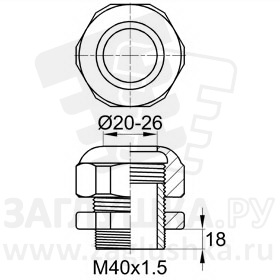 PC/M40x1.5L/20-26