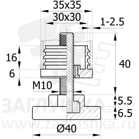 35-35М10.D40x40